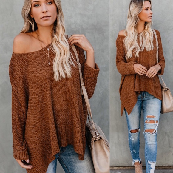 Sweaters - LAST 1️⃣ RIOT Oversized Knit Sweater Top